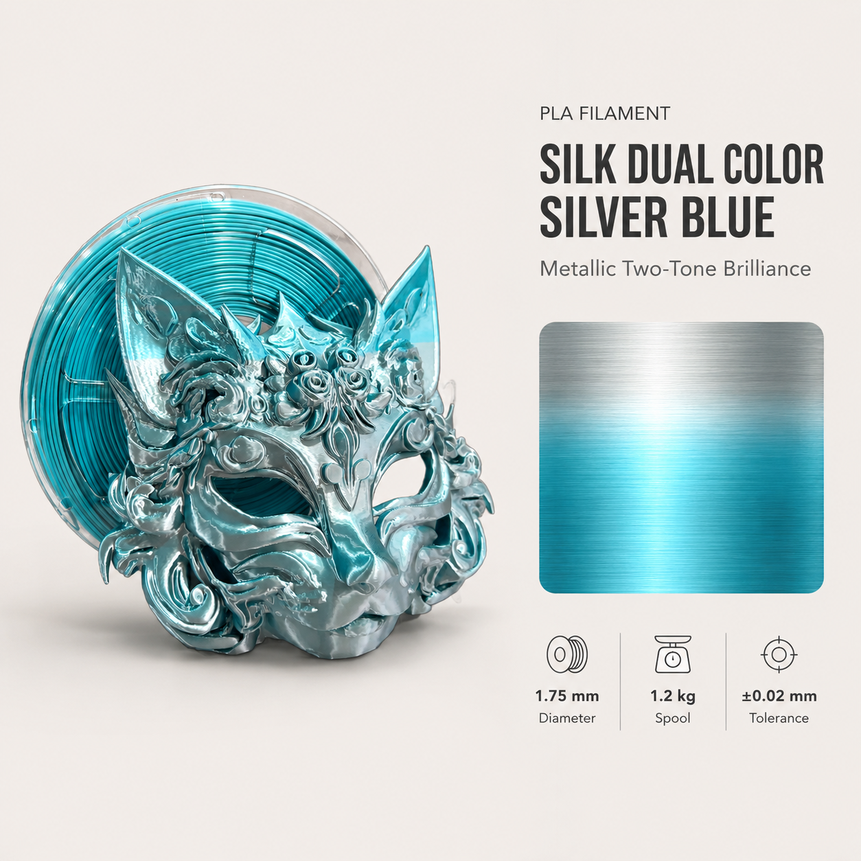 9048622e-1b06-4d4e-b9cd-ee46051969fe-1.png Premium PLA 3D Filament 1.75mm - Dual-Color Finish (1KG) - Image 11