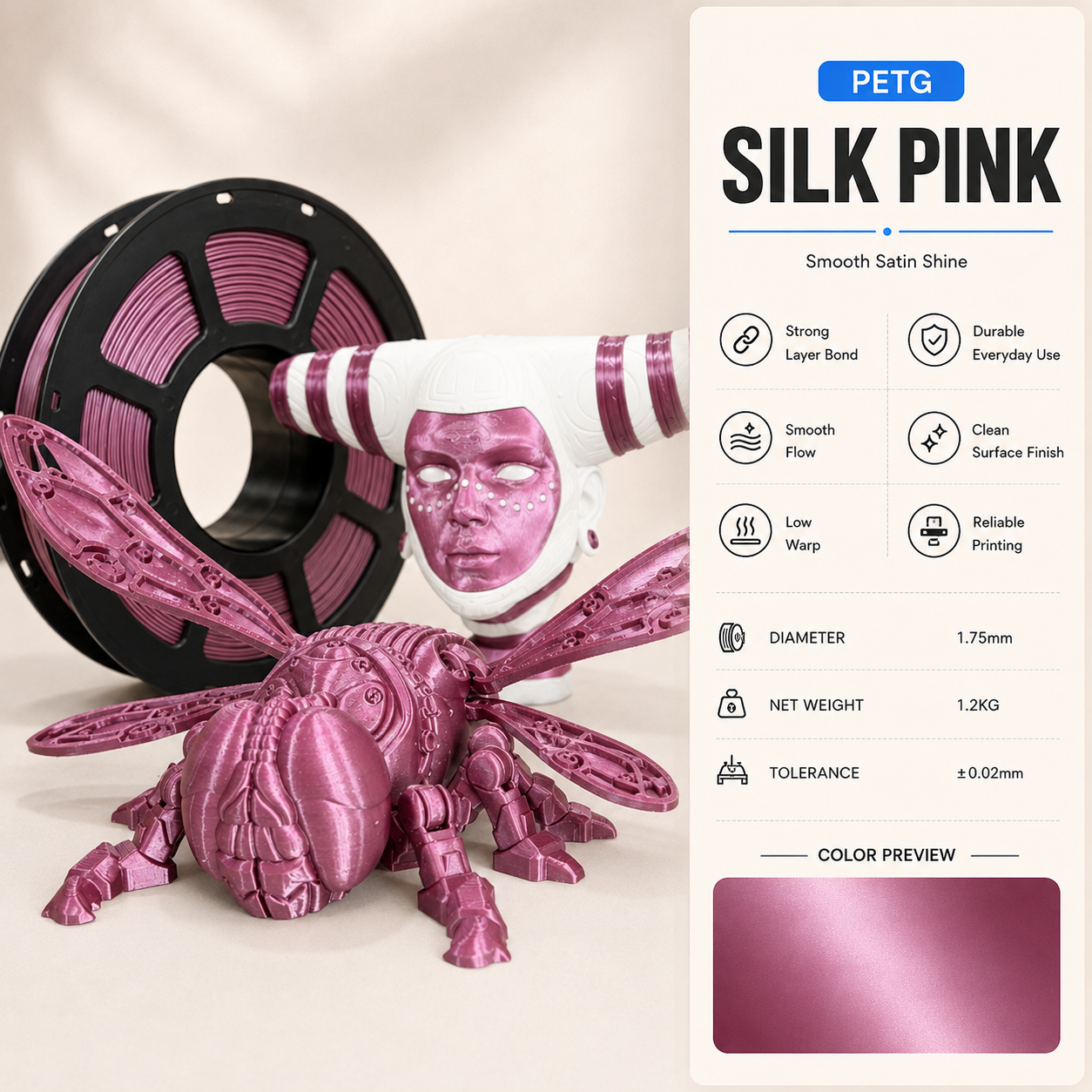 ChatGPT_Image_Aug_30_2026_01_43_54_PM.png Premium PETG 3D Filament 1.75mm - Silk Finish (1KG) - Image 6