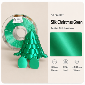Premium PLA 3D Filament 1.75mm - Silk Finish (1KG)