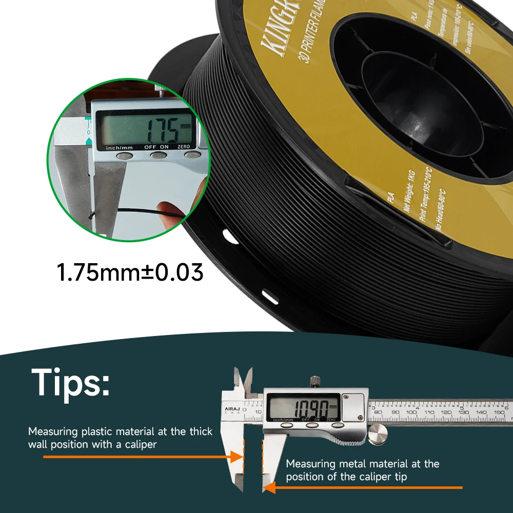 S03544d93b4934212ade6898507af1de25.webp KINGROON PETG 3D Printer Filament 1.75mm 5KG 10KG Mix Color 3D Printing Material 1kg/roll petg Plastic For FDM 3dprinter - Image 4