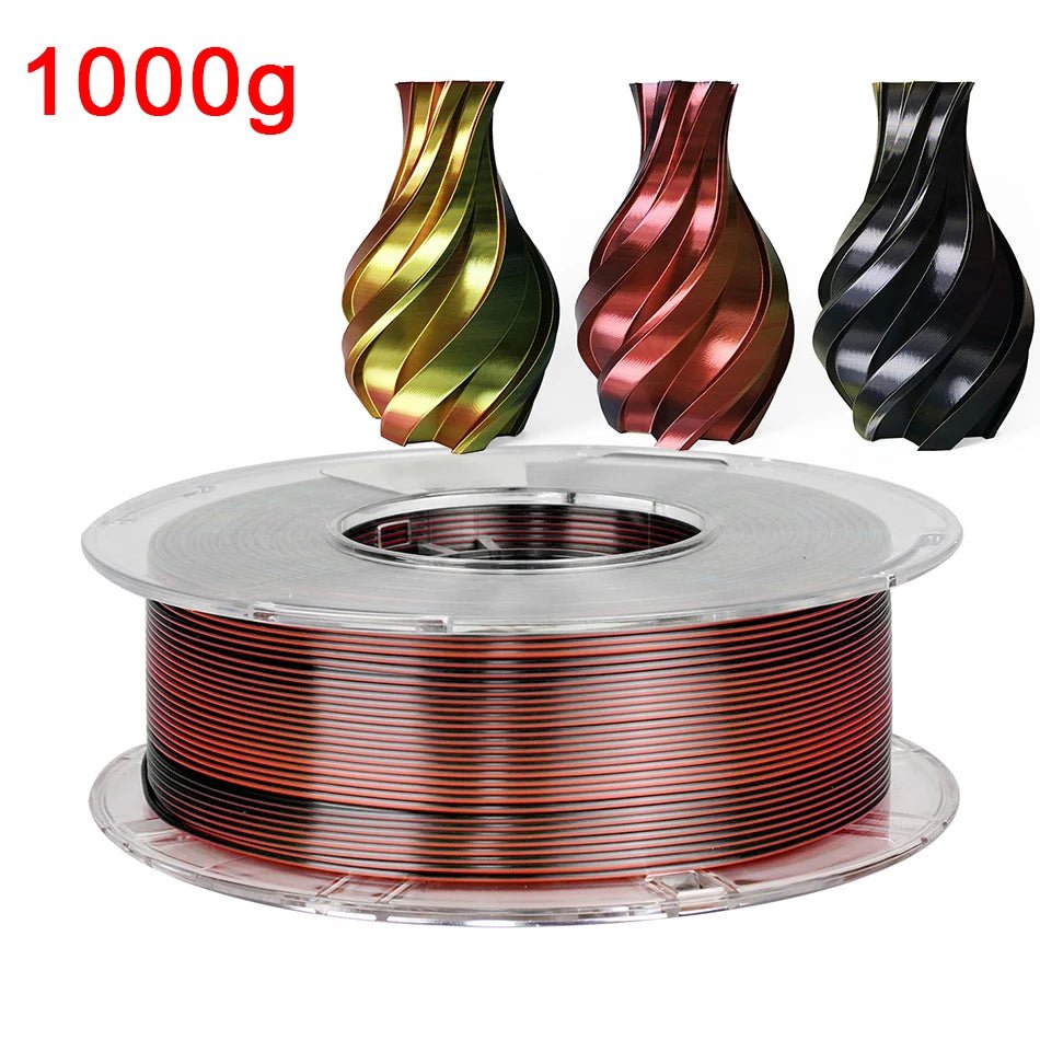 S1a3becfcf1e74b99ac5d59b5a23489a7N.jpg Premium Tricolor Silk PLA Filament 1.75mm | Tri-Color Pearlescent - Image 3
