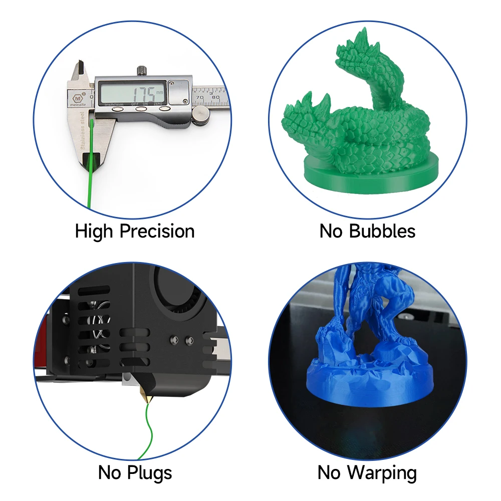 S1f9bdb42221b460486b8cc8b13b86feb4.webp 3D Printer 10KG PLA PETG ABS Filament 3D Printing Plastic Material 1.75mm 100% No Bubble Spool - Image 55