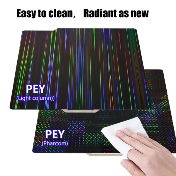 S1ffa49281bc04c2e835004460f63ff27W.webp Double-Sided Textured PEI & PET Build Plate | For Bambu Lab (257x257mm)