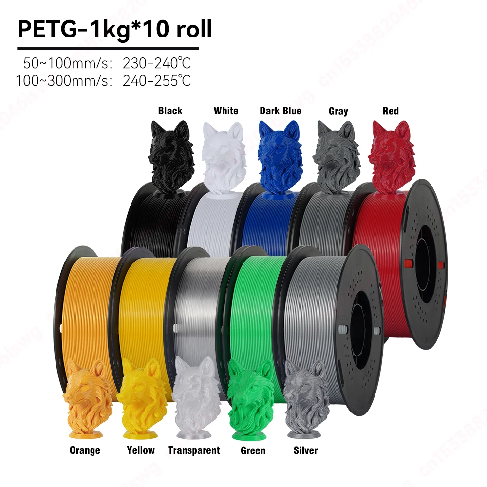 S242a55fa64424fc59602fb24b7c16215Z-2.webp 3D Printer 10KG PLA PETG ABS Filament 3D Printing Plastic Material 1.75mm 100% No Bubble Spool - Image 40