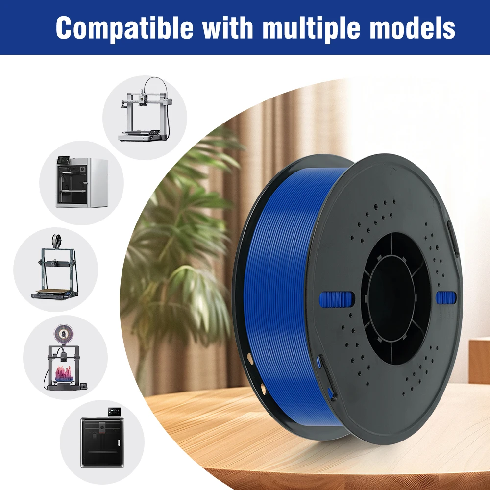 S2b694978613d45af8cd60c369075bf8aF.webp KINGROON PETG 3D Printer Filament 1.75mm 5KG 10KG Mix Color 3D Printing Material 1kg/roll petg Plastic For FDM 3dprinter - Image 5