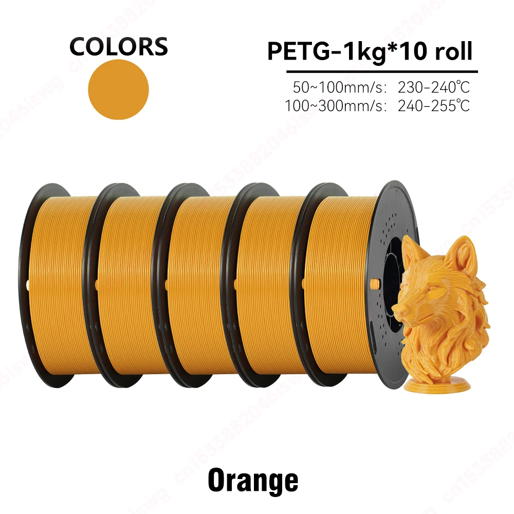 S2b6e8a36a0464b7d974e02c94eec6269L.webp KingRoon 5KG 10KG PLA PETG Filament 1.75mm 3D Printer Plastic No Bubble Spool 3D Printing Materials for 3D Printers - Image 8