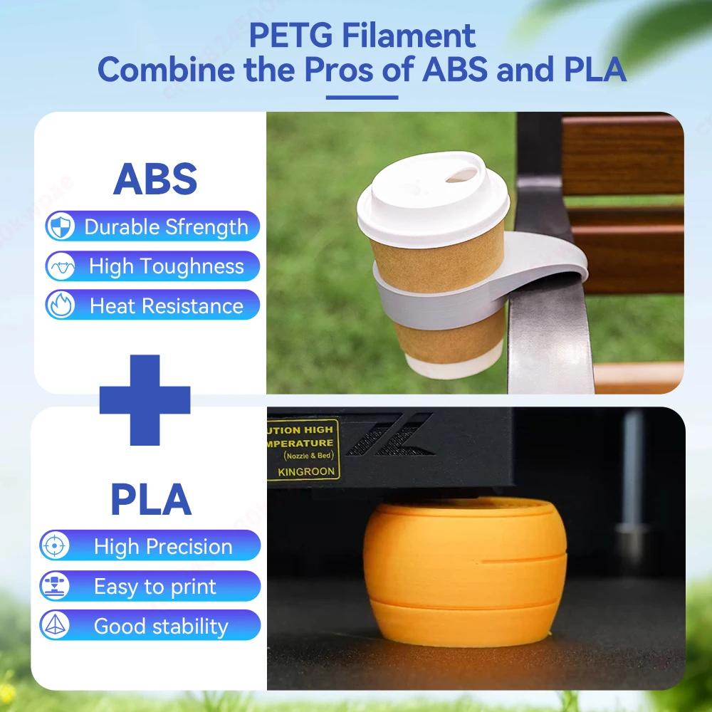 S317be77bd6bf4fc7a18377020aef612c5.webp 3D Printer 10KG PLA PETG ABS Filament 3D Printing Plastic Material 1.75mm 100% No Bubble Spool - Image 3