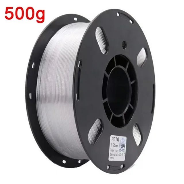 S439ffbee60434b63be9b497d8d7837cdX.jpg Premium 1KG Transparent PETG Filament 1.75mm | High Durability - Image 3