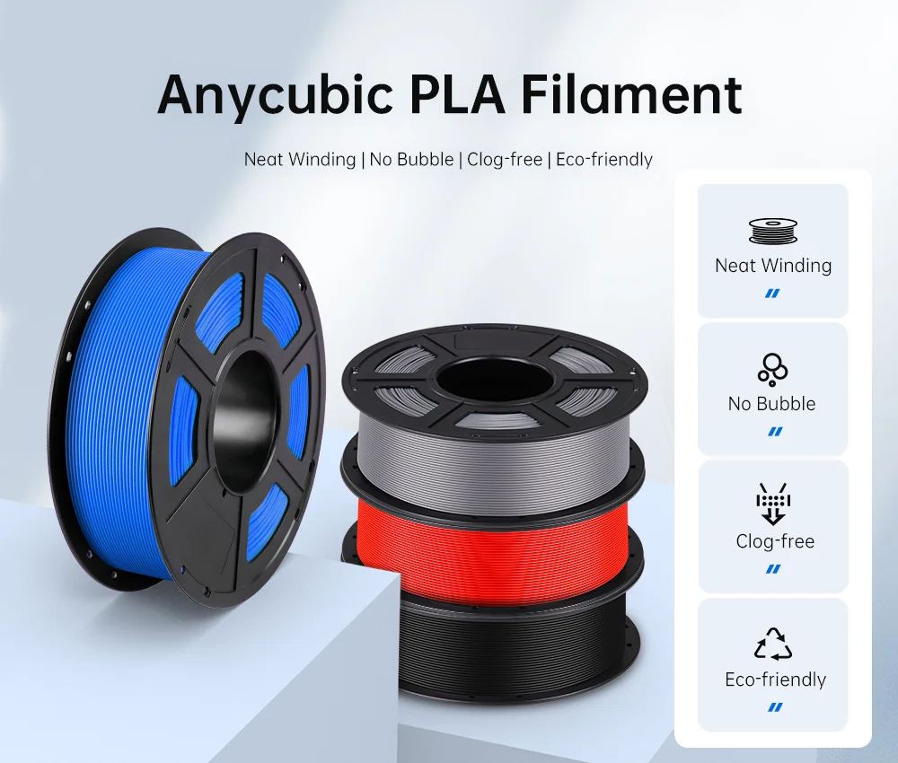 S4b3a0f7860fc4eec9523e6005c1f1312l.webp ANYCUBIC PLA Filament 1KG 1.75mm for FDM 3D Printer Kobra Series Milti-Colors Optional Plastic Consumables Material for Printing - Image 36