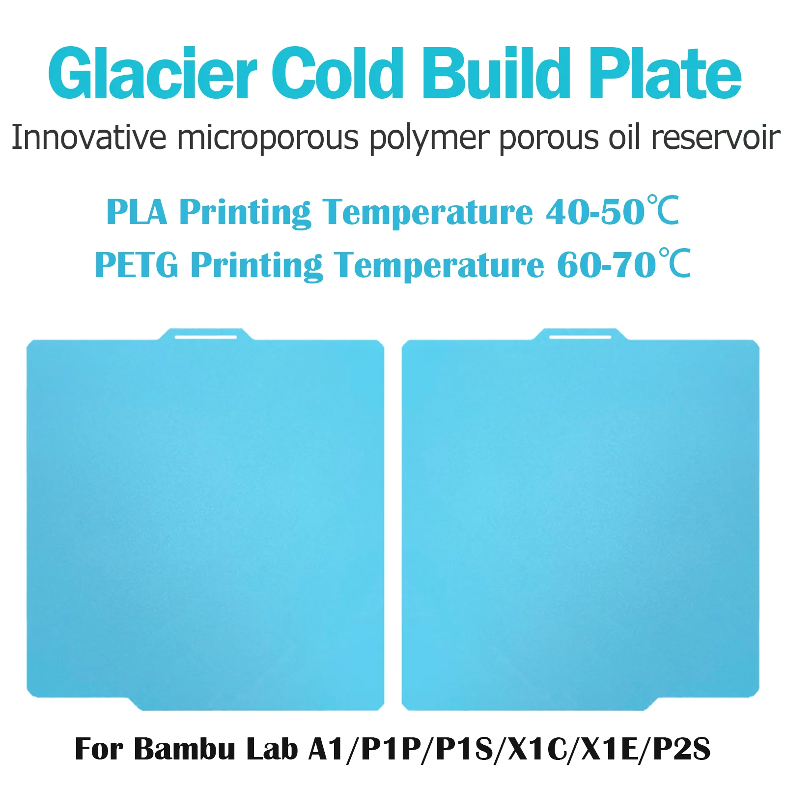 S50901da07f0d4d89b5f39628dc57c99e1-2.webp Double-Sided Textured PEI Plate for Bambu Lab P2S A1/P1/X1,High Success Rate Easy Release PET Build Surface For Bambulab P1P X1C - Image 8