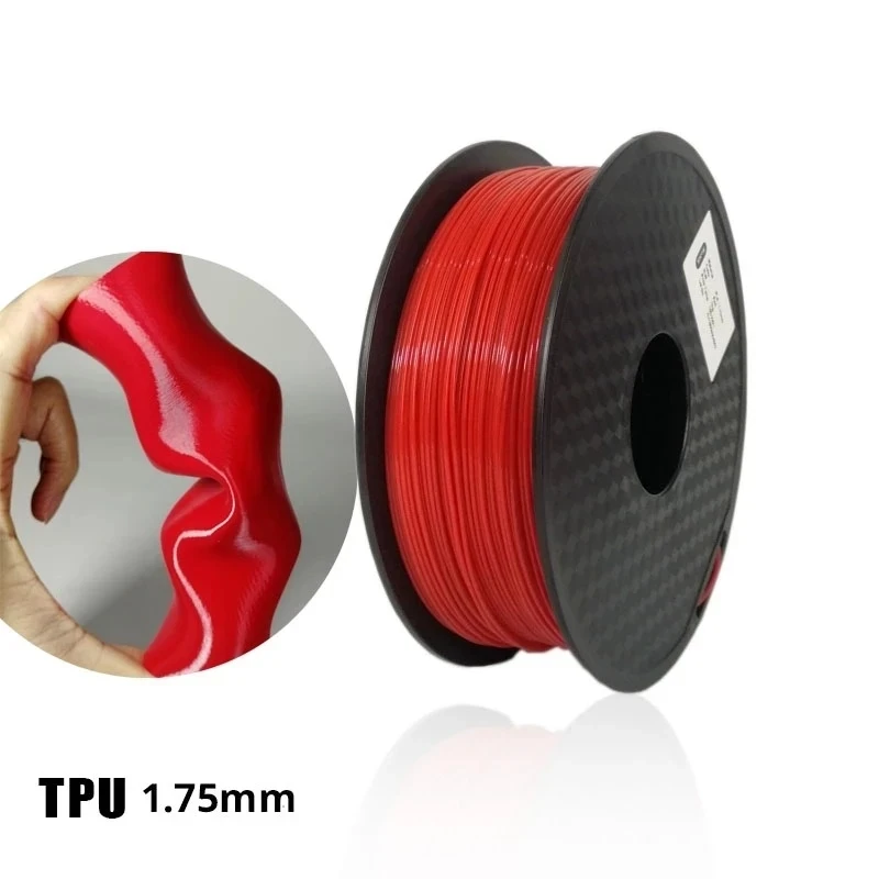 S634691ad30334682a36afc452286d1b05.webp 95A TPU Flexible Filament 1.75mm 1kg 500g 250g 3D Printer Material Clear Filament Rainbow Color Change TPU Glow in The Dark Blue - Image 63