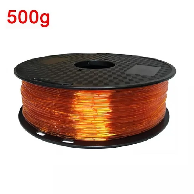S6a7b9e34118c4967af7fddf8a98762cam.webp 95A TPU Flexible Filament 1.75mm 1kg 500g 250g 3D Printer Material Clear Filament Rainbow Color Change TPU Glow in The Dark Blue - Image 44