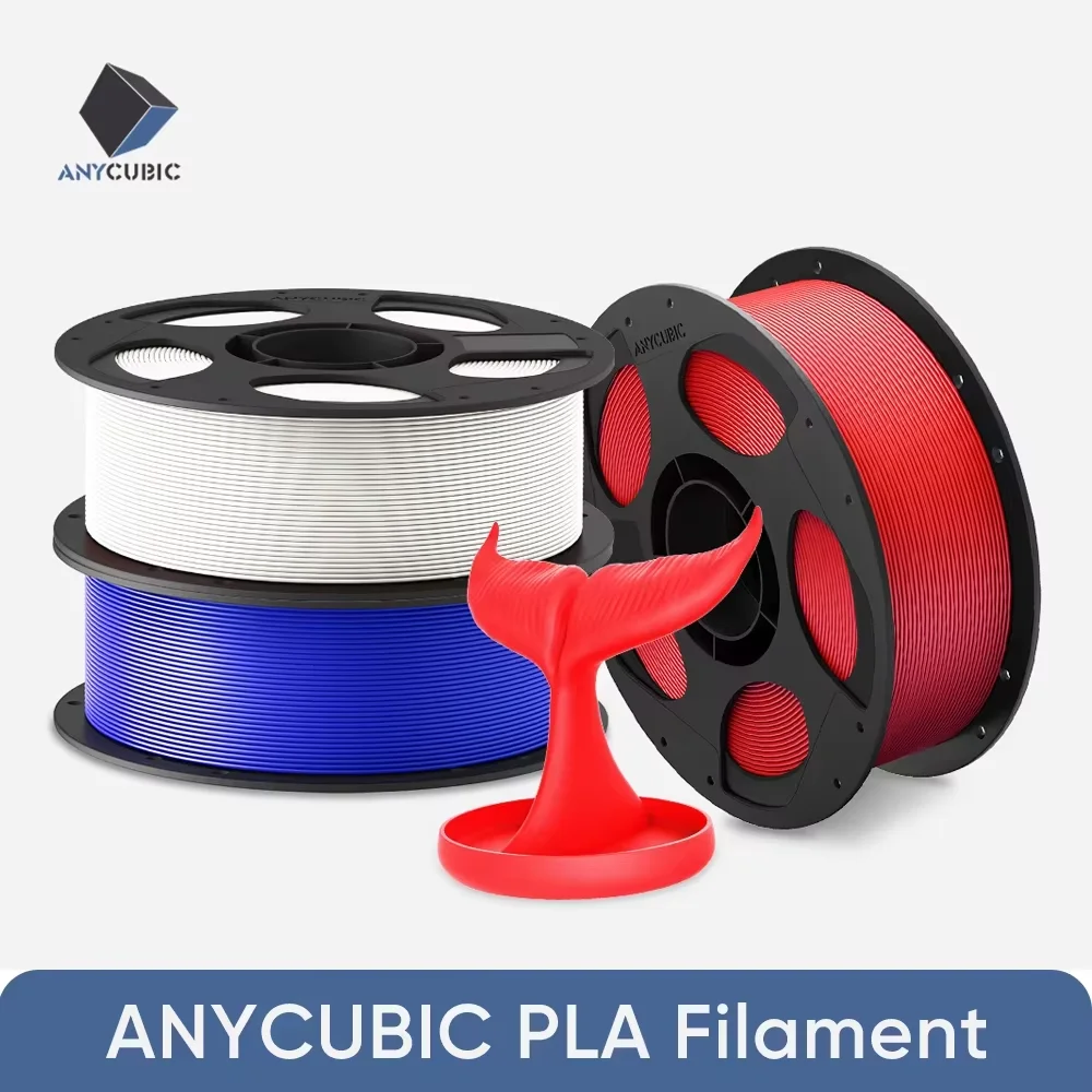 S78c65fcc31cc48b59b3b08616aeb30e6G.webp ANYCUBIC PLA Filament 1KG 1.75mm for FDM 3D Printer Kobra Series Milti-Colors Optional Plastic Consumables Material for Printing