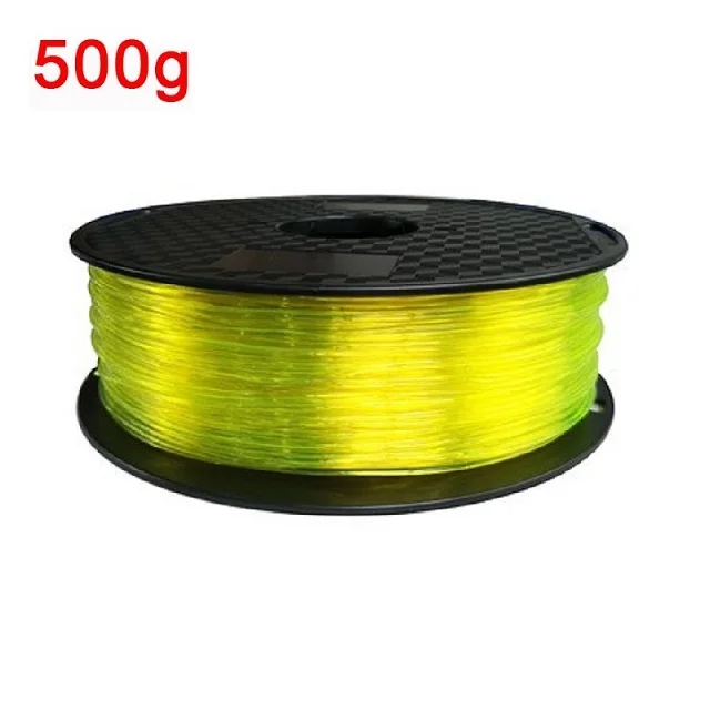 S7c5b9230e884487b8b9e33db1c1603a72.webp 95A TPU Flexible Filament 1.75mm 1kg 500g 250g 3D Printer Material Clear Filament Rainbow Color Change TPU Glow in The Dark Blue - Image 35