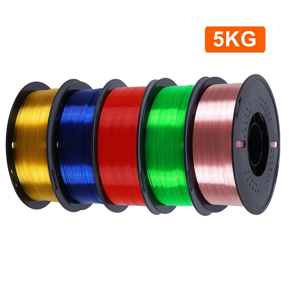 S7d345fb5f50a40a4a29fbded22ef03e1v.webp KINGROON PETG 3D Printer Filament 1.75mm 5KG 10KG Mix Color 3D Printing Material 1kg/roll petg Plastic For FDM 3dprinter - Image 31