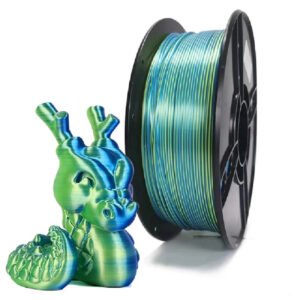 Premium Dual Color Silk PLA Filament 1.75mm | 200g | Two-Tone Finish