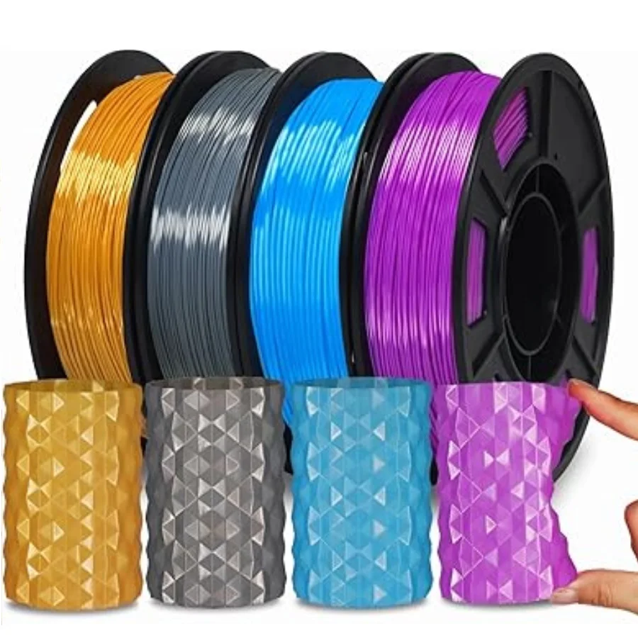 S87e791081e2b4b68aa33afbd7edbe75bK.webp 95A TPU Flexible Filament 1.75mm 1kg 500g 250g 3D Printer Material Clear Filament Rainbow Color Change TPU Glow in The Dark Blue