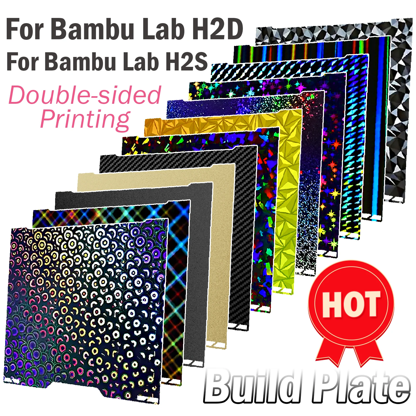 S8ea5bf7f9b72498cb6e38bbab161d788k.webp For Bambu Lab H2d Build Plate Bambulab Smooth H2S Build Plate 350x320 Hiqh Quality For Bambu Lab H2D Accessories Spare Parts