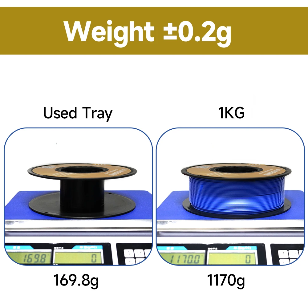 S8ec90f1a84ce4884aba16ae5a46bb7510.webp KINGROON PETG 3D Printer Filament 1.75mm 5KG 10KG Mix Color 3D Printing Material 1kg/roll petg Plastic For FDM 3dprinter - Image 38