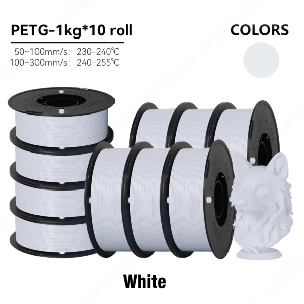 S8f9aa350a4f24d848e478eba7465f538O-1.webp Premium PETG Filament 1.75mm | Neatly Wound | 5KG & 10KG Bulk Bundles