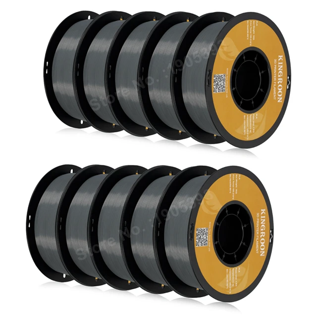 S8fd4e8cfaa664e85b4cf26cf867d8b6d2.webp KINGROON PETG 3D Printer Filament 1.75mm 5KG 10KG Mix Color 3D Printing Material 1kg/roll petg Plastic For FDM 3dprinter - Image 13
