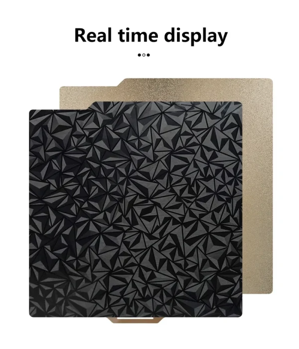 S9e35d871bd514cfa865a7b431d71cb4bF.webp Double-Sided Textured PEI & PET Build Plate | For Bambu Lab (257x257mm)