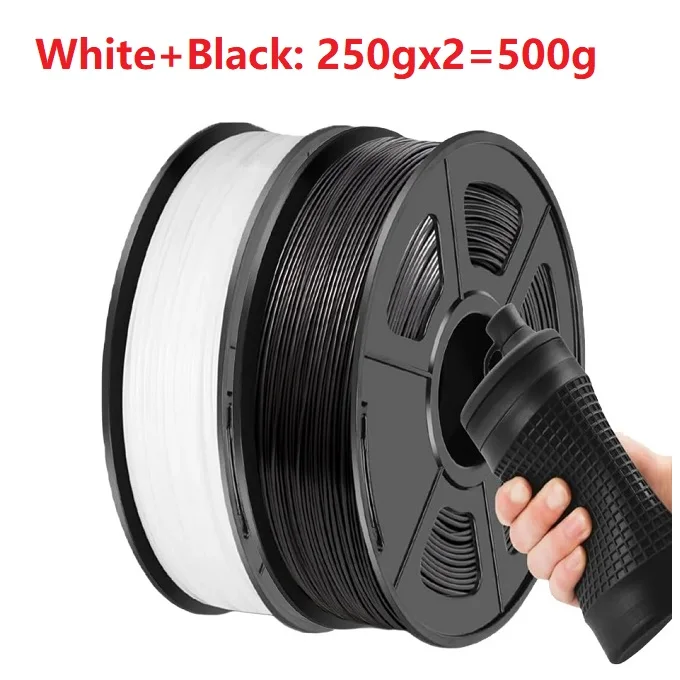 Sa3a39160f25f475583128246e0af603fh.webp 95A TPU Flexible Filament 1.75mm 1kg 500g 250g 3D Printer Material Clear Filament Rainbow Color Change TPU Glow in The Dark Blue - Image 60