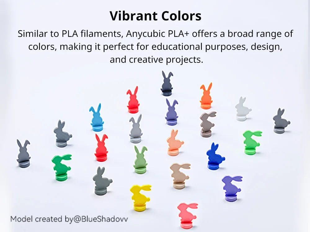 Sa511f78564824f5d9fc077a63c5934efe.jpg PLA+ (PLA Plus) Filament 1.75mm | High Toughness | Vibrant Colors - Image 2
