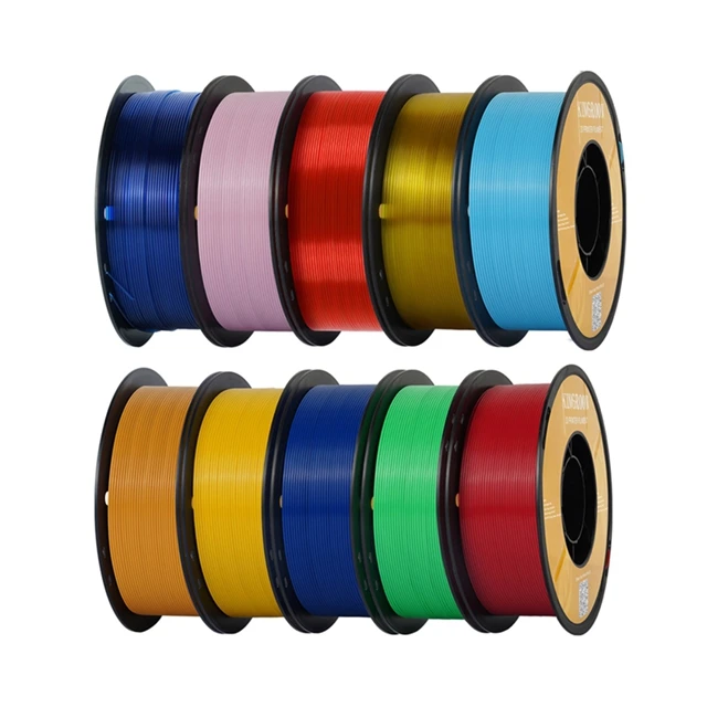 Sa94b4ad94f374eb3a111f9f287bf6278m.webp KINGROON PETG 3D Printer Filament 1.75mm 5KG 10KG Mix Color 3D Printing Material 1kg/roll petg Plastic For FDM 3dprinter - Image 28