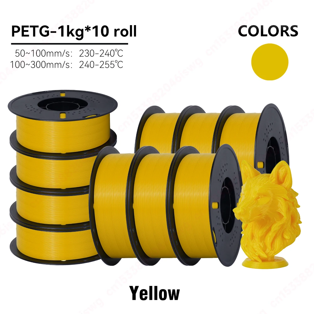 Saa1a45b96242466ea91428438d234e07g.webp 3D Printer 10KG PLA PETG ABS Filament 3D Printing Plastic Material 1.75mm 100% No Bubble Spool - Image 24