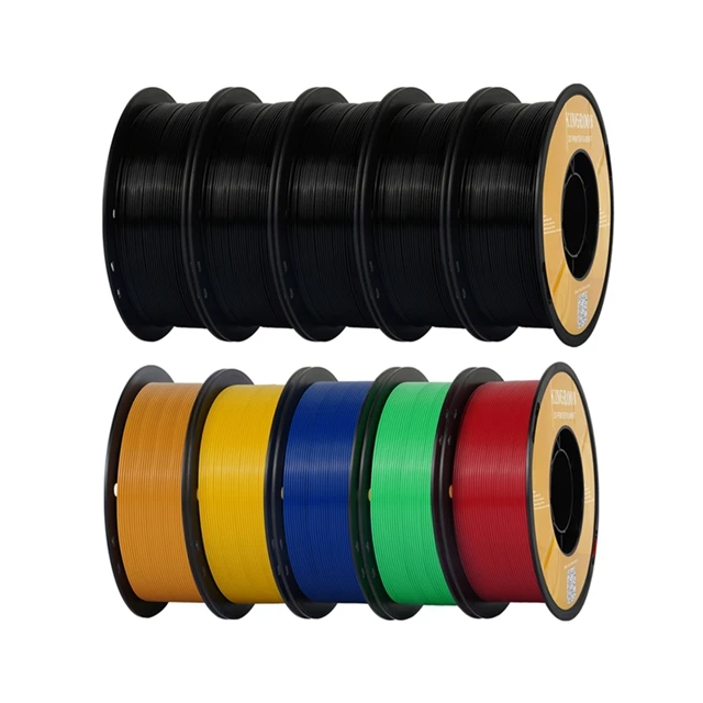 Safd766ff98b8421f989bf93c2c177c83P.webp KINGROON PETG 3D Printer Filament 1.75mm 5KG 10KG Mix Color 3D Printing Material 1kg/roll petg Plastic For FDM 3dprinter - Image 34