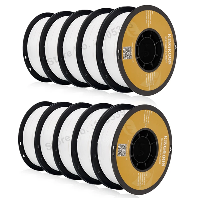 Sb4779aa2e3934181a6eee4cba5564f159.webp KINGROON PETG 3D Printer Filament 1.75mm 5KG 10KG Mix Color 3D Printing Material 1kg/roll petg Plastic For FDM 3dprinter - Image 42