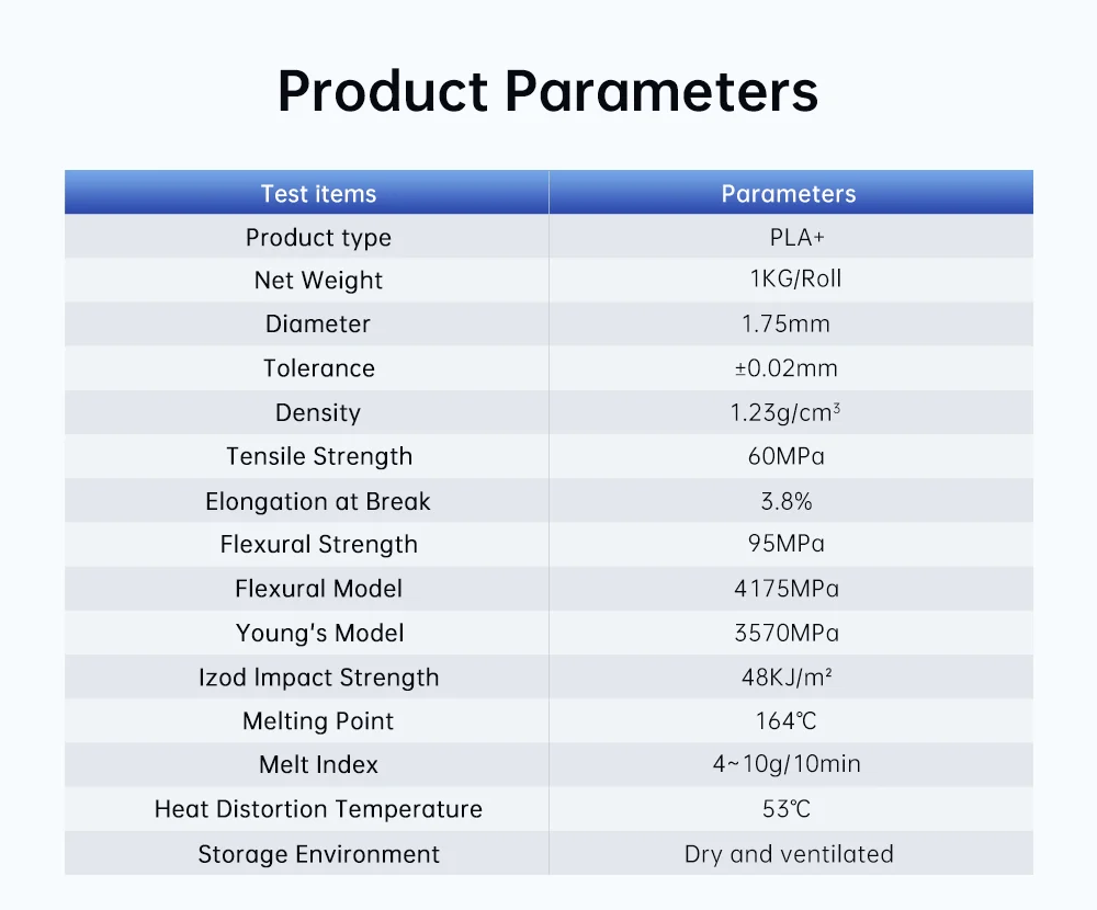 Sb54dcd8d2863441c8a512d4963660ab4M.webp ANYCUBIC 1.75mm PLA+ 3D Printer Filament 1KG/Roll High Precision Pla Plus 3D Printing Material Plastic Rubber Consumables - Image 38