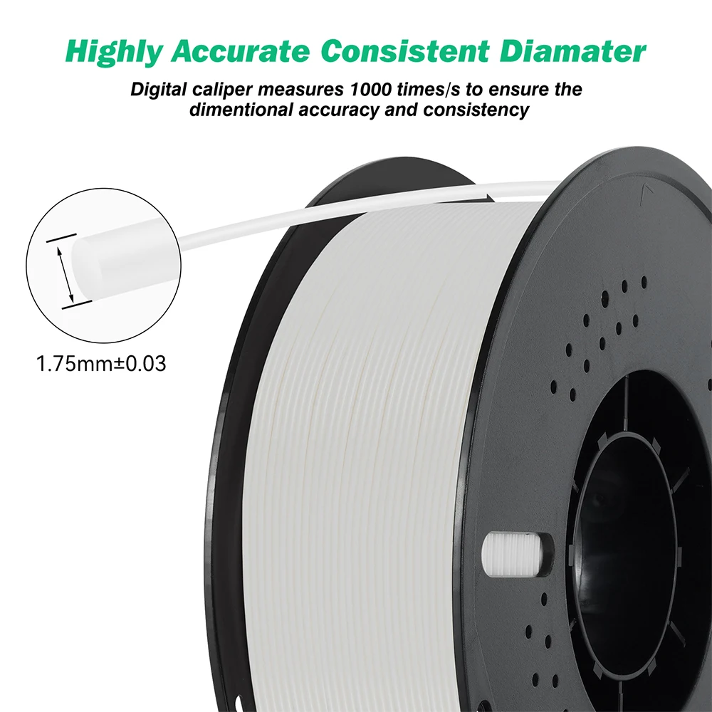 Sb9006f6cf35d4b86809e254d1f4d03b1n.webp KingRoon 5KG 10KG PLA PETG Filament 1.75mm 3D Printer Plastic No Bubble Spool 3D Printing Materials for 3D Printers - Image 3