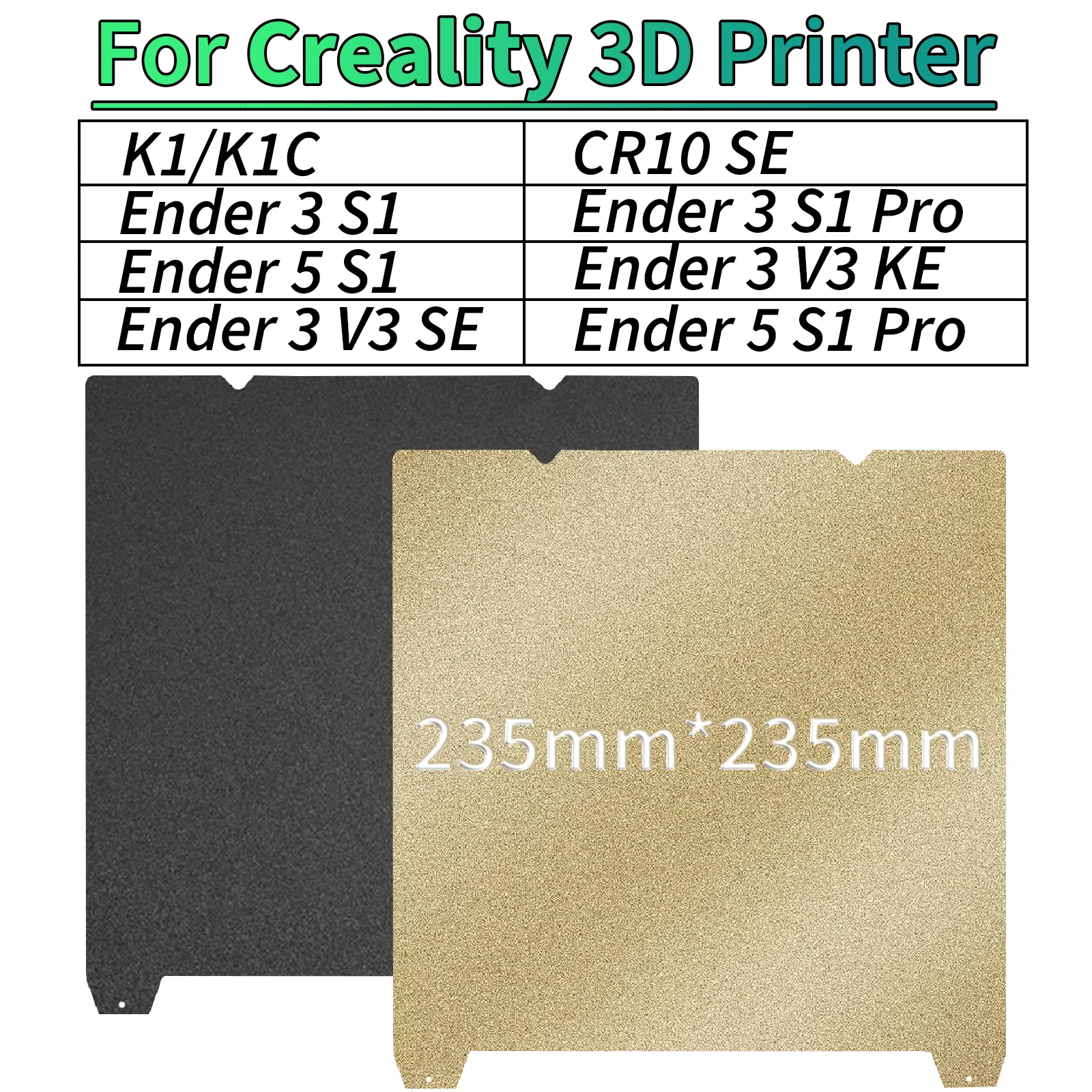 Sbf9d57e8c7b2421fa75b737205fc0c5cg.webp PEI Magnetic SHEET For Creality K1 PEI Build Plate K1C Bed Creality k1 Build Plate 235mmx235mm Ender 3 v3/ Ender 5 S1 pro hotbed