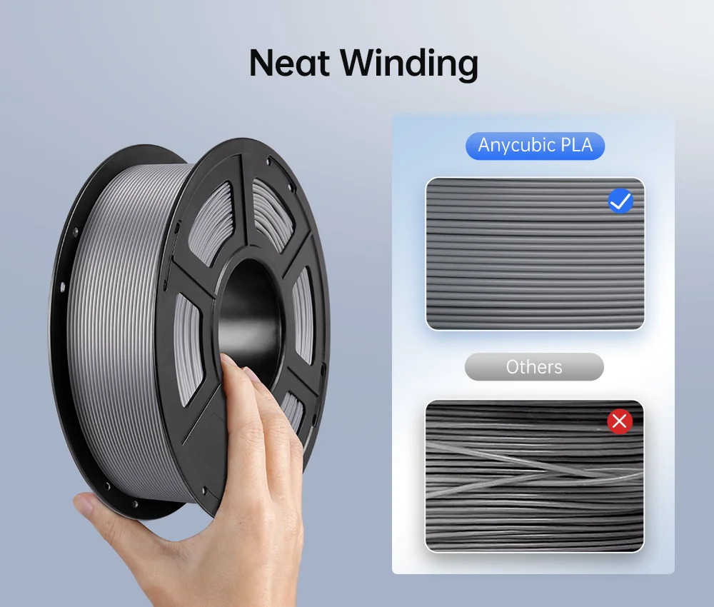 Sc1600585daf24c5d9d153a6b9d4d4a90H.webp ANYCUBIC PLA Filament 1KG 1.75mm for FDM 3D Printer Kobra Series Milti-Colors Optional Plastic Consumables Material for Printing - Image 38