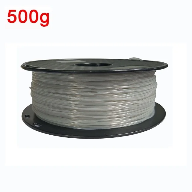 Sc24908db6e4540daba60ee4547eebba2y.webp 95A TPU Flexible Filament 1.75mm 1kg 500g 250g 3D Printer Material Clear Filament Rainbow Color Change TPU Glow in The Dark Blue - Image 54