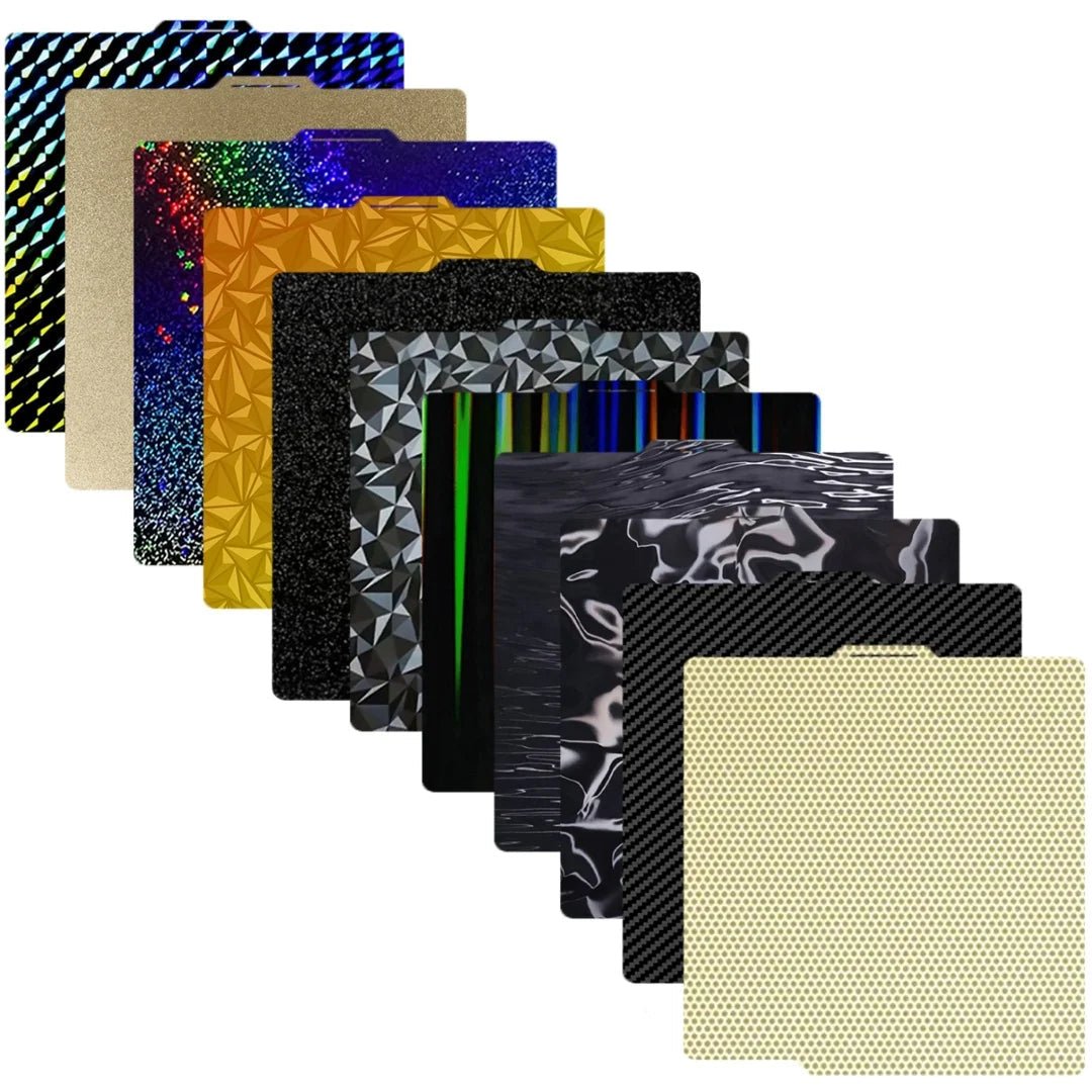 Sd231c117f7a74de3b5d8ed71ee1132a9U.jpg Holographic & Textured Build Plate | For Bambu Lab (257x257mm)