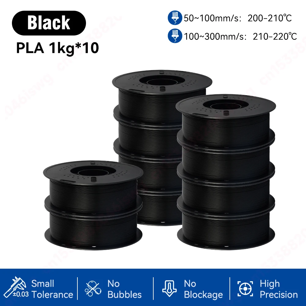 Sf57b149d445340a687e2fdba21489b55O.webp 3D Printer 10KG PLA PETG ABS Filament 3D Printing Plastic Material 1.75mm 100% No Bubble Spool - Image 42