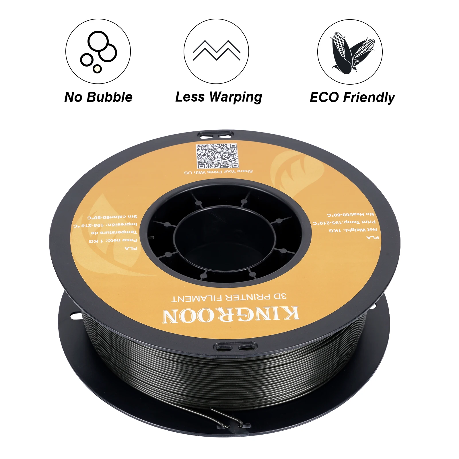 Sf71f08f3996546bda3d5c562d216793eF.webp 3D Printer 10KG PLA PETG ABS Filament 3D Printing Plastic Material 1.75mm 100% No Bubble Spool - Image 46