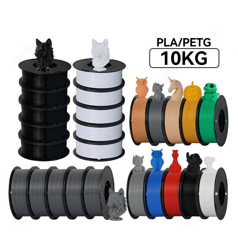 Sfc8661d7fe1841148751e17a89252350B.jpg 10KG PLA & PETG Filament Bundle 1.75mm | High Precision ±0.03mm | Fast Shipping