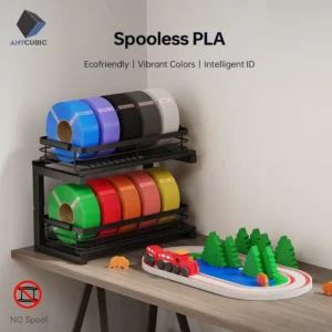 Accessories ANYCUBIC 10KG Refill PLA Filament 3D Printer 1.75mm Spooless Plastic Rubber Filament Material For FDM 3D Printer for Kobra 3 S1C