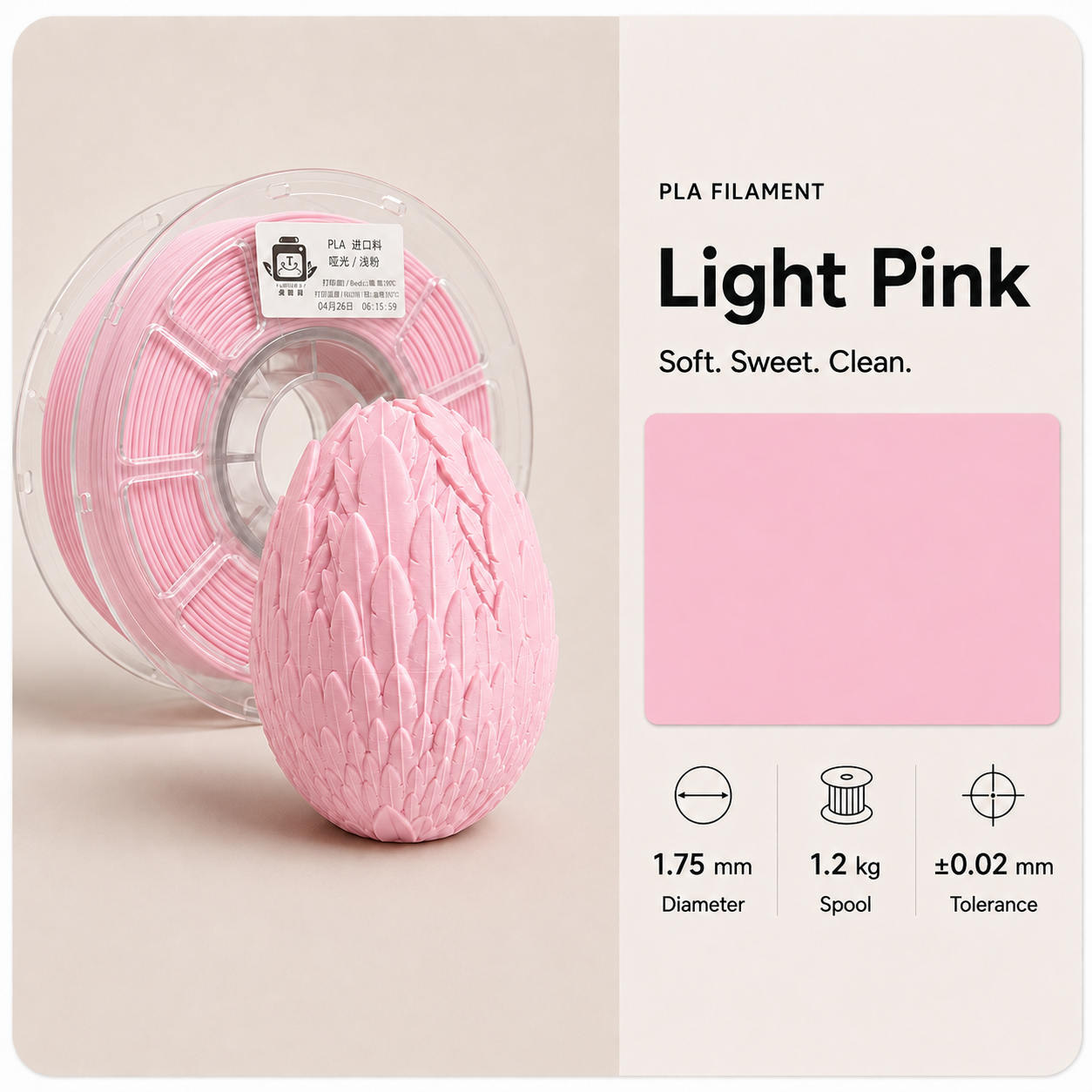 a8c6c9b4-a375-4e86-9a41-eb8090594c7c.png Everyday Essential PLA 3D Filament | Classic Finish | 1KG - Image 8